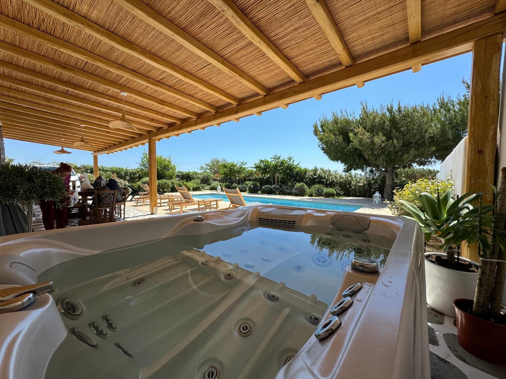 White Pearl Villa Naxos With Private Swimming Pool Naxos City Dış mekan fotoğraf
